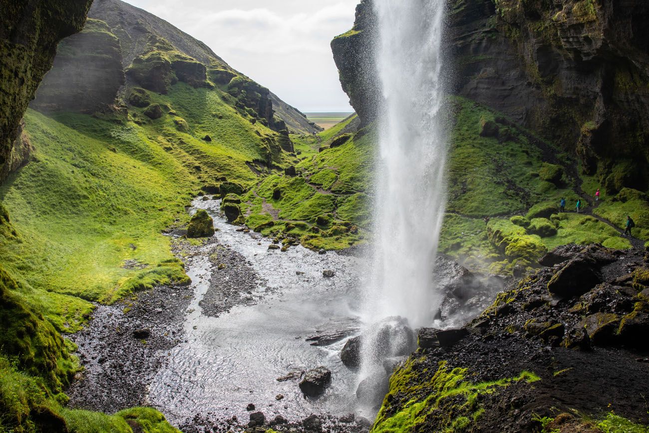 Behind Kvernufoss | Best things to do on the south coast of Iceland