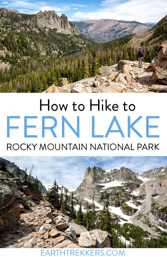 Fern Lake Hike Colorado