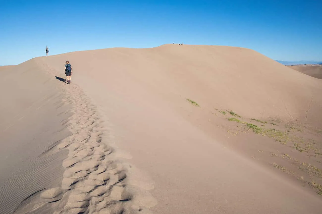Hiking to High Dune