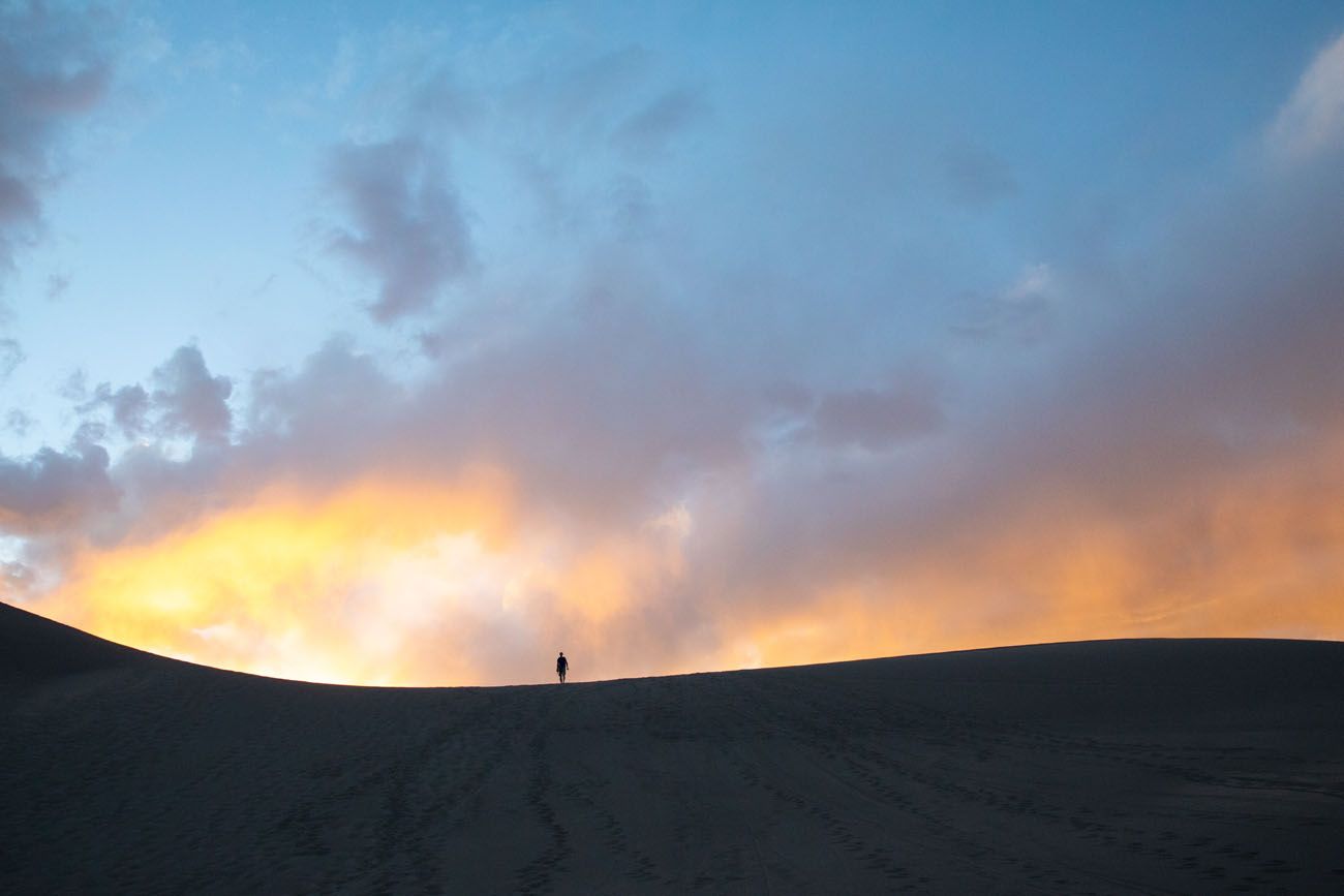 Great Sand Dunes sunset | Best Things to Do in Great Sand Dunes National Park