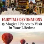 Fairytale destinations around the world to visit in your lifetime: Bavaria, Bagan, Isle of Skye, Cappadocia, Bhutan.
