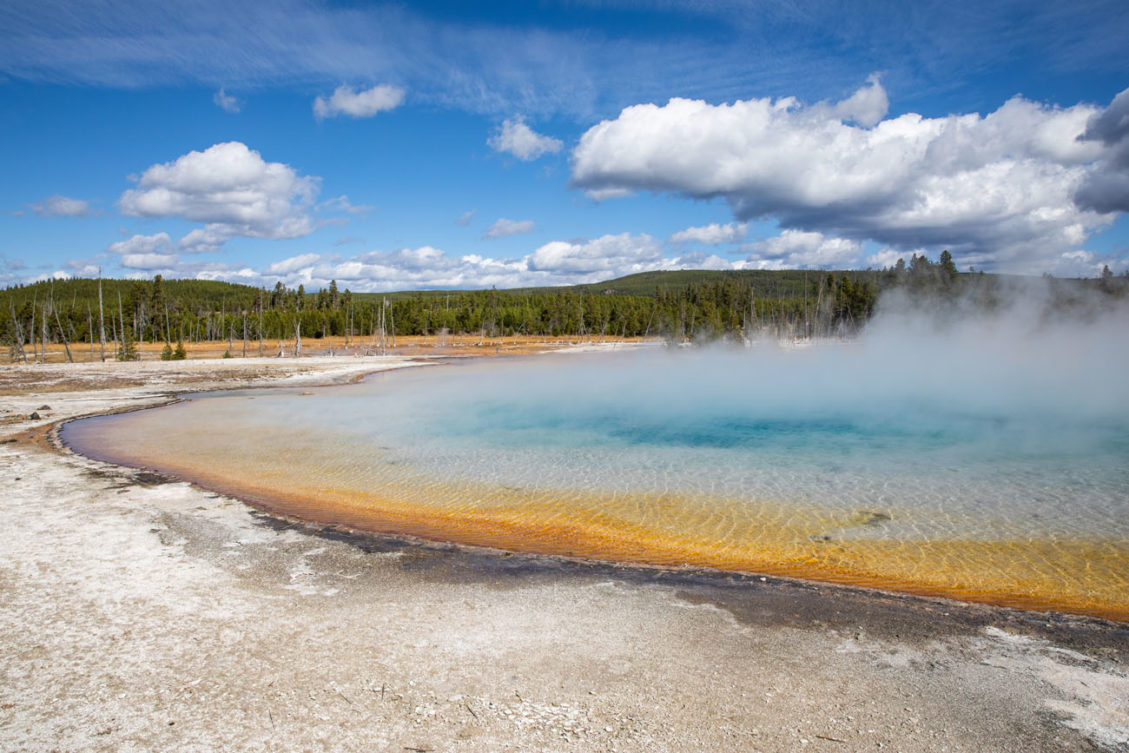 black geyser lower basin yellowstone black geyser lower basin yellowstone
