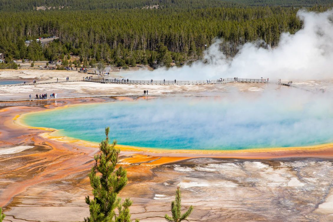 Grand Prismatic Spring and the Fairy Falls Hike, Yellowstone National ...