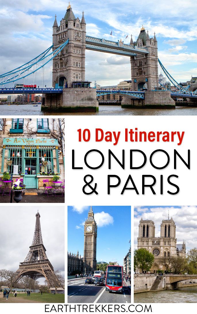 London Paris Itinerary