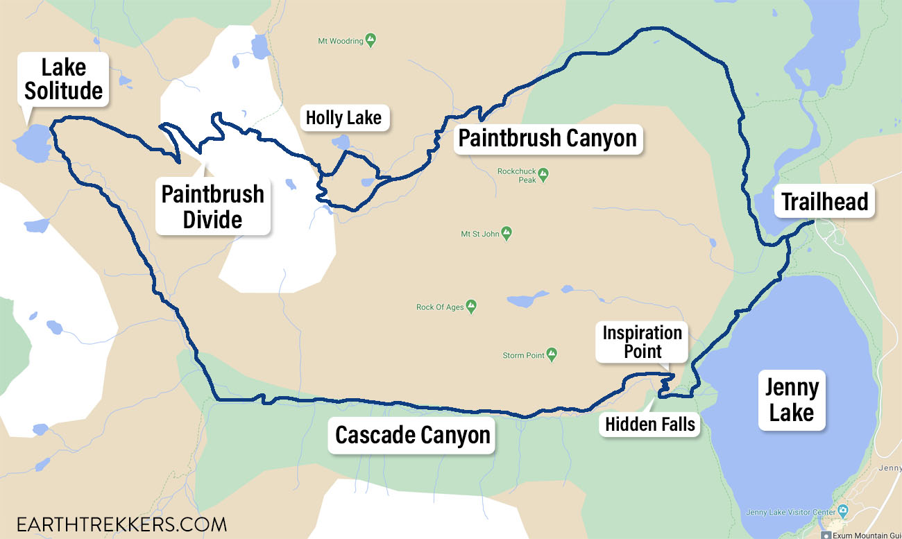 paintbrush divide cascade canyon loop