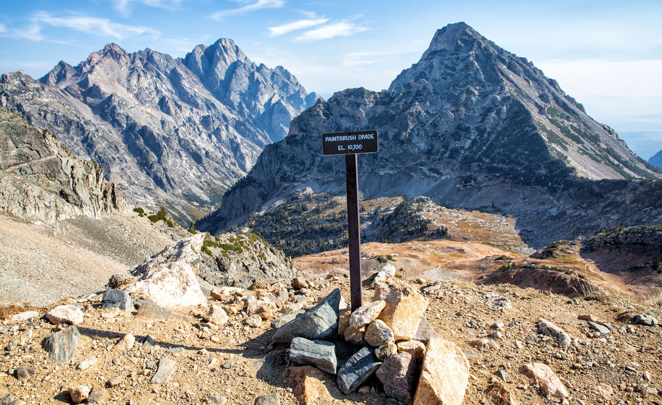 distance from string lake to paintbrush divide