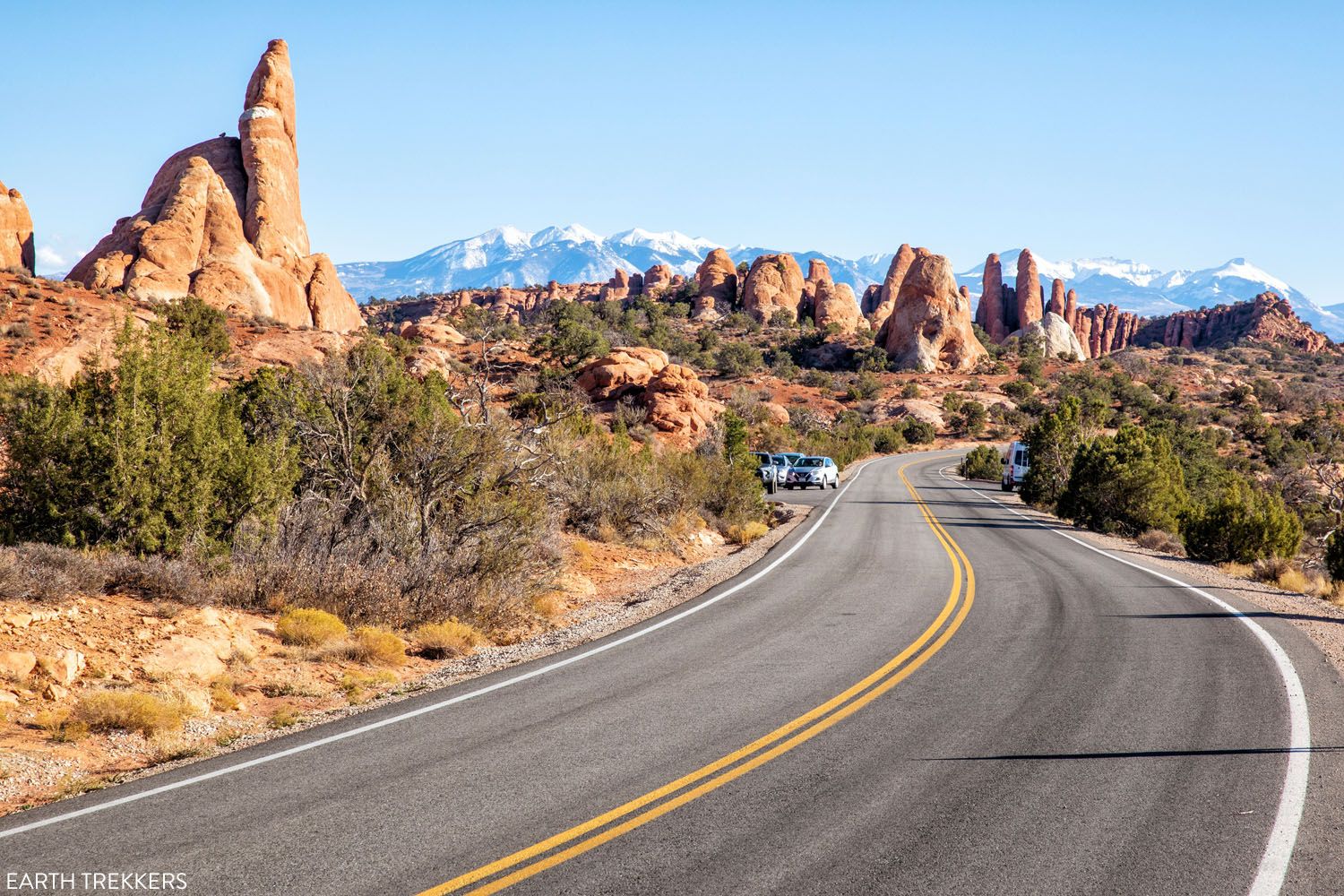 Scenic Drive Arches National Park