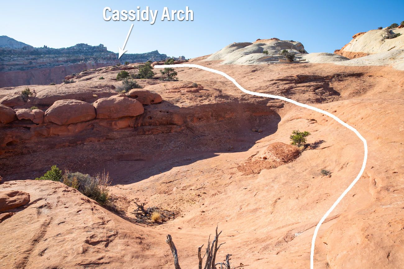 Trail to Cassidy Arch