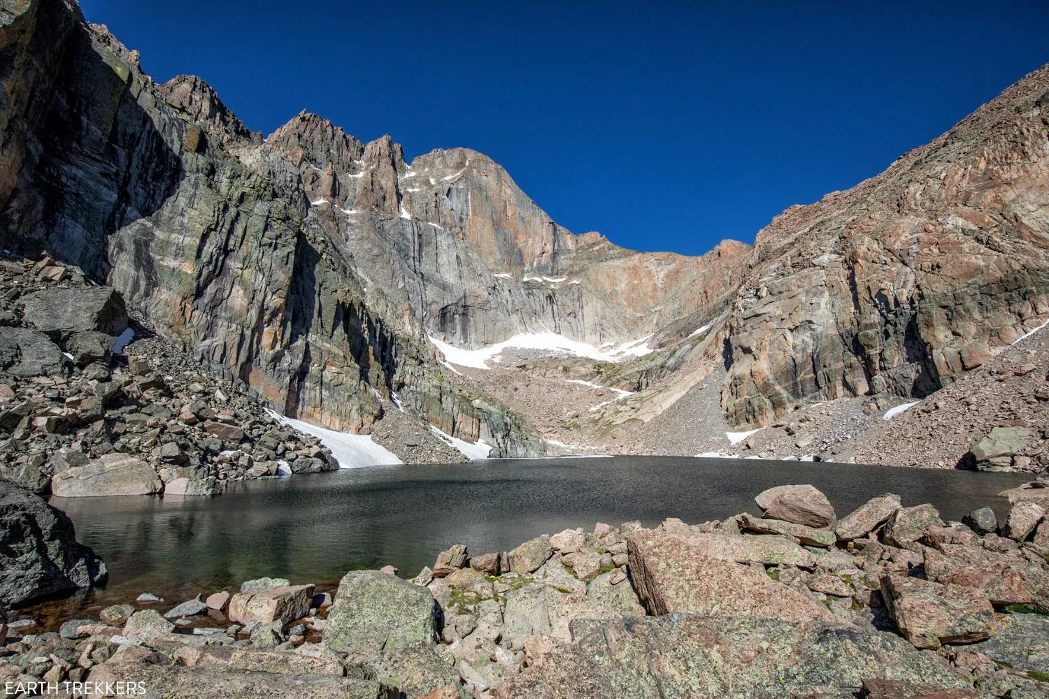 Chasm Lake Rocky Mountain National Park itinerary
