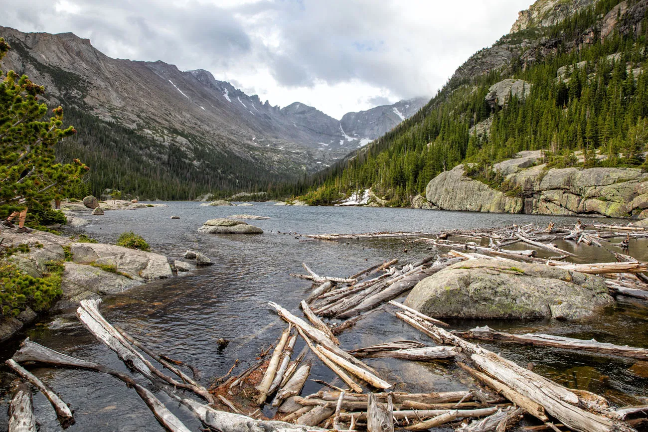 Mills Lake Rocky Mountain National Park itinerary