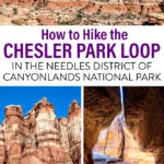 How to hike the Chesler Park Loop in the Needles District of Canyonlands National Park.