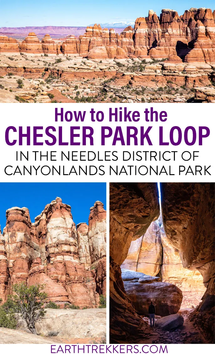 How to hike the Chesler Park Loop in the Needles District of Canyonlands National Park.