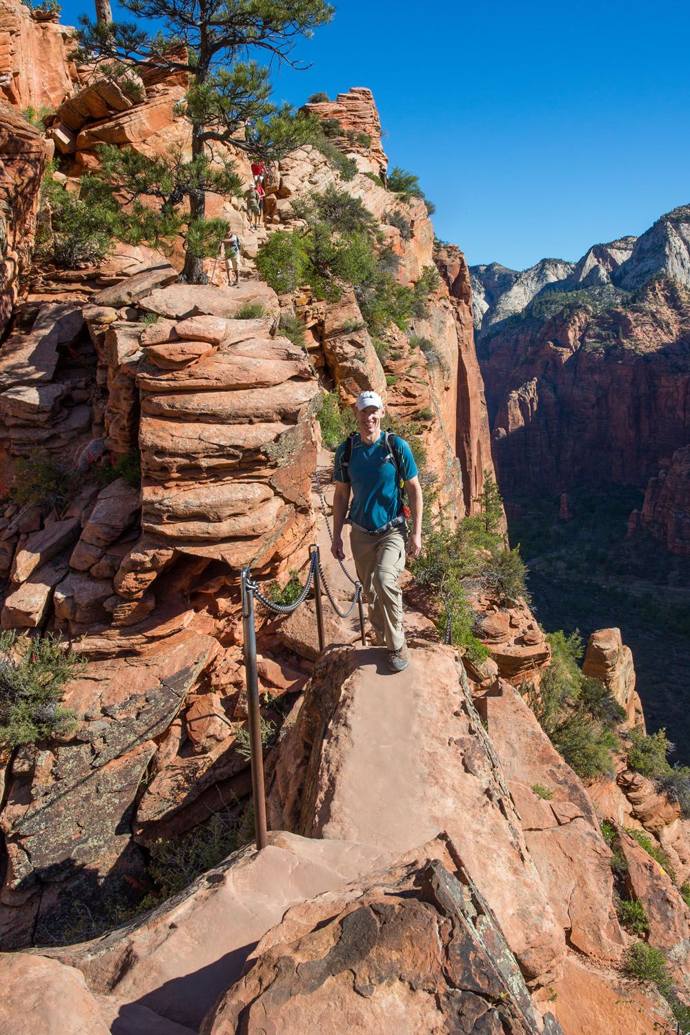 Tim on the Angels Landing Trail
