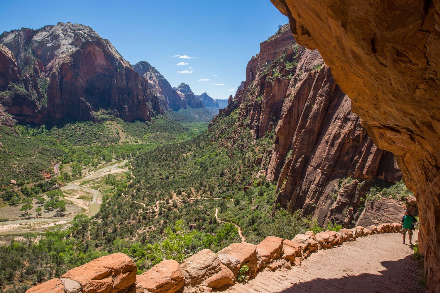 View from Angels Landing Trail