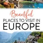 Beautiful places to visit in Europe: Paris, Cinque Terre, Santorini, Madeira, Alsace, Faroe Islands, Isle of Skye, and more.