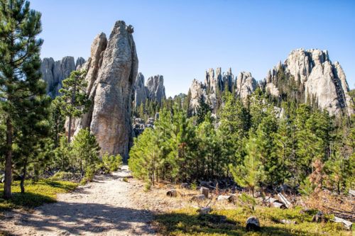 Best Hike in Custer State Park: Little Devils Tower, Cathedral Spires ...