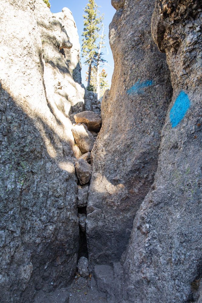 Rock Scramble Little Devils Tower best hike in Custer State Park