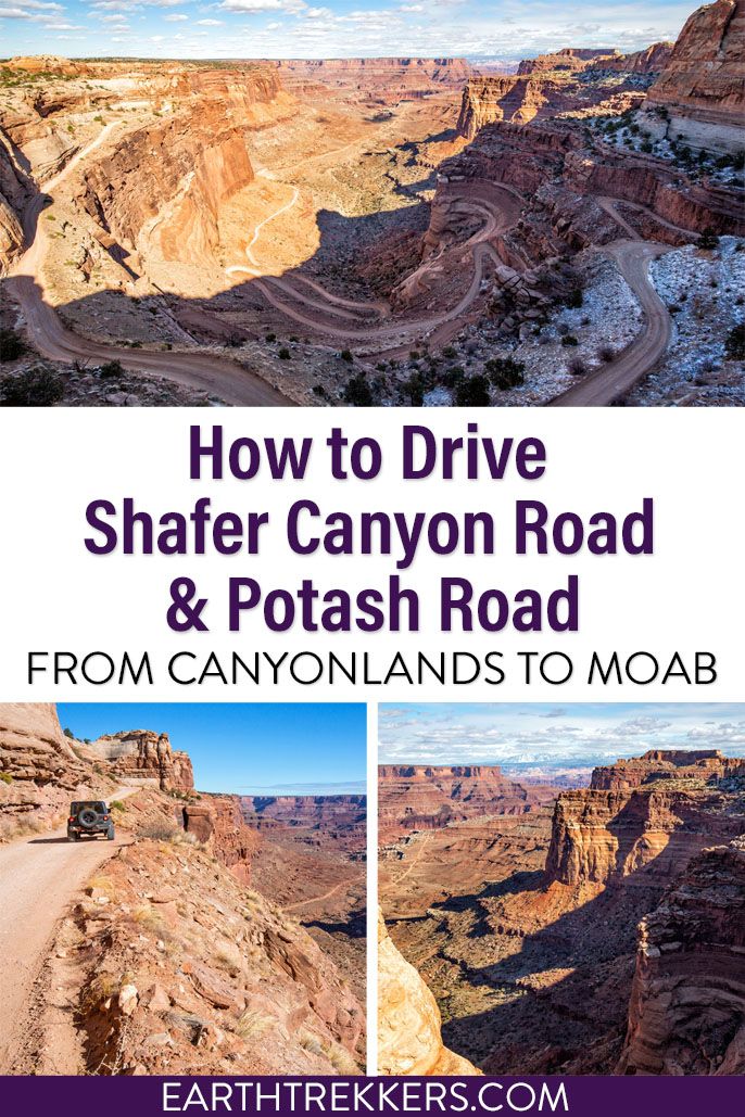 Shafer Canyon Road Canyonlands to Moab