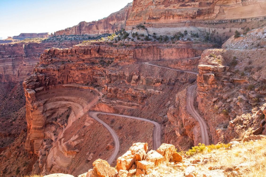 How to Drive Shafer Canyon Road and Potash Road Moab, Utah Earth