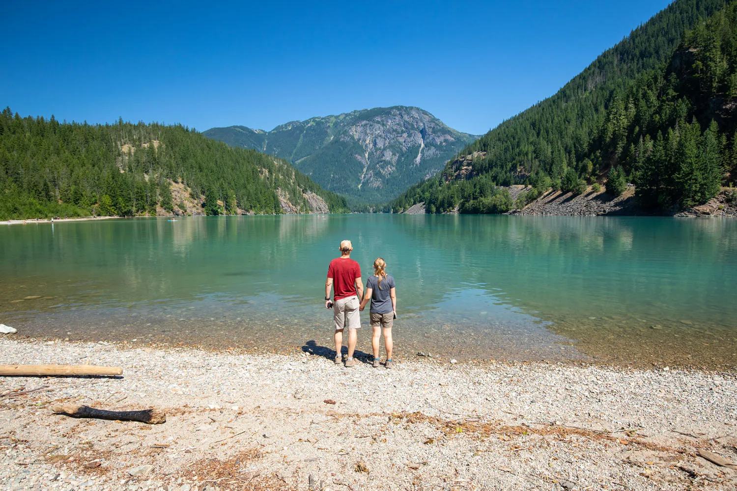 Diablo Lake Beach