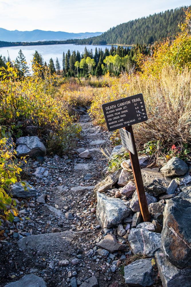 Grand Teton Trail Sign