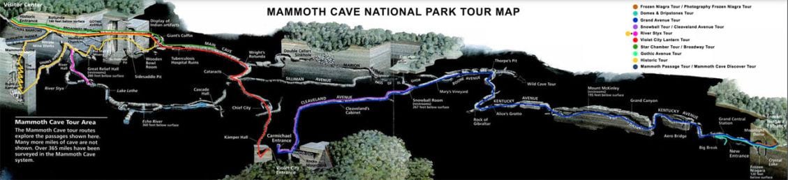 Mammoth Cave National Park How To Pick The Best Tour Earth Trekkers   Map MCNP 1129x258 .optimal 