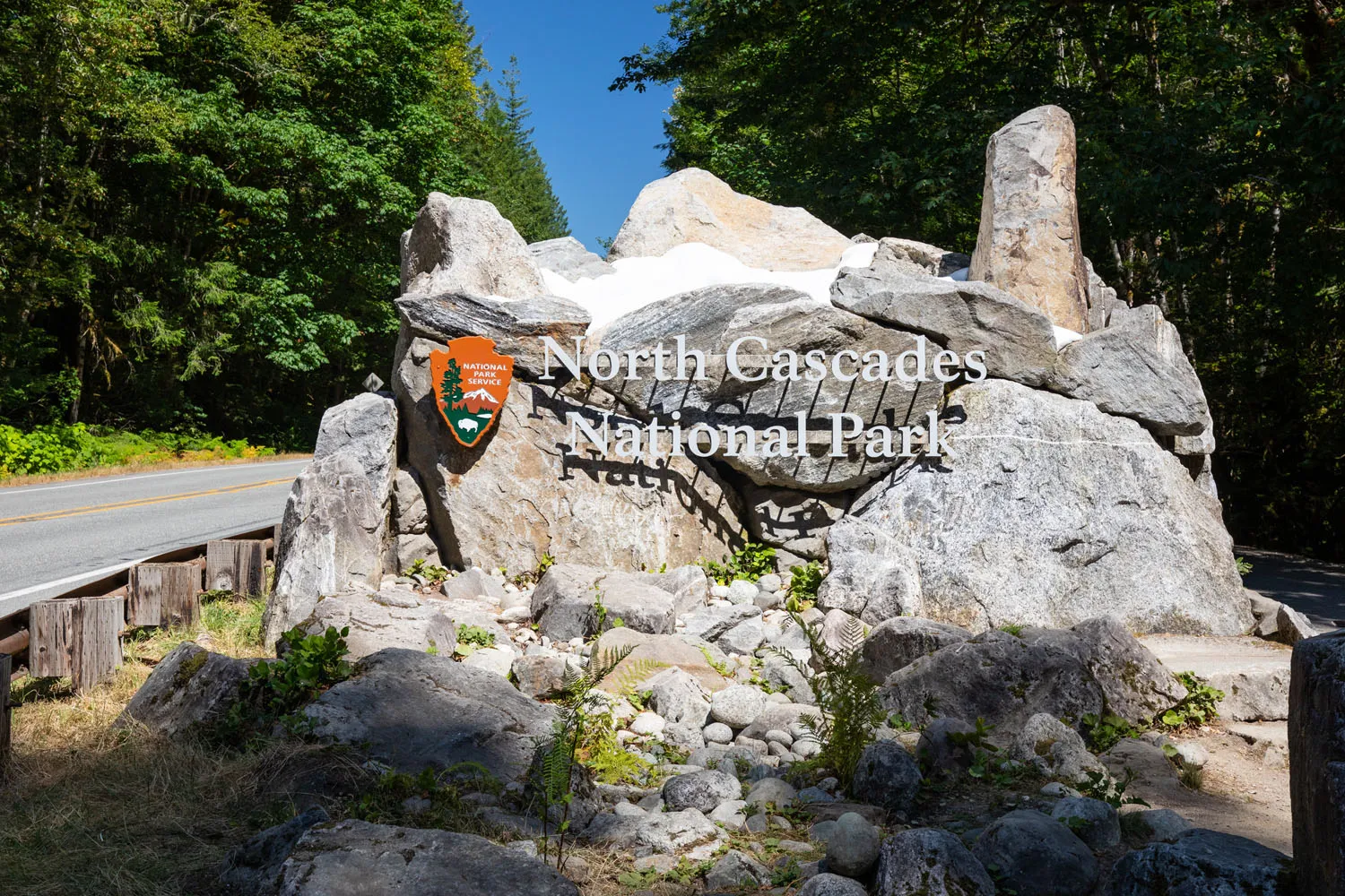 North Cascades National Park Sign