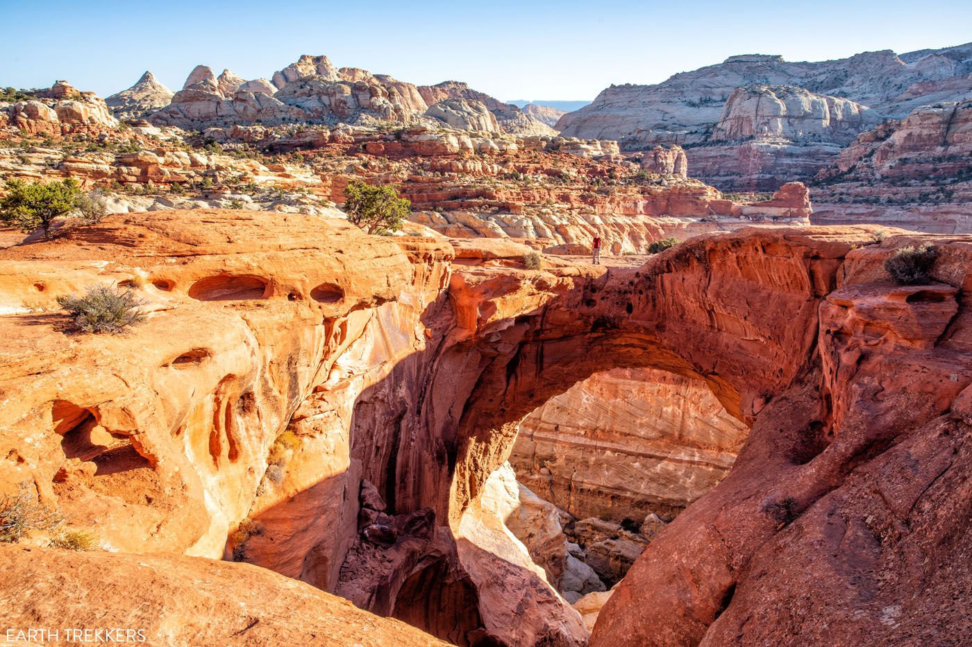 Cassidy Arch best hikes in Capitol Reef