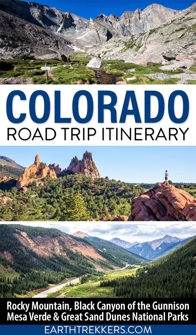 Colorado National Parks Itinerary