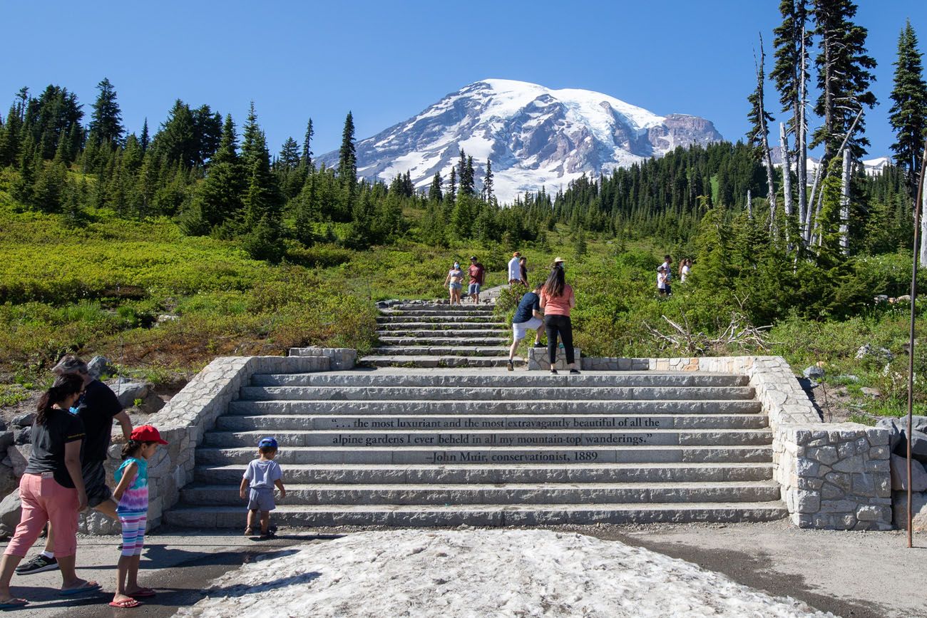 John Muir Steps | Best things to do in Mount Rainier