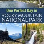 One perfect day in Rocky Mountain National Park. Best hikes and the best things to do if you only have one day in RMNP.