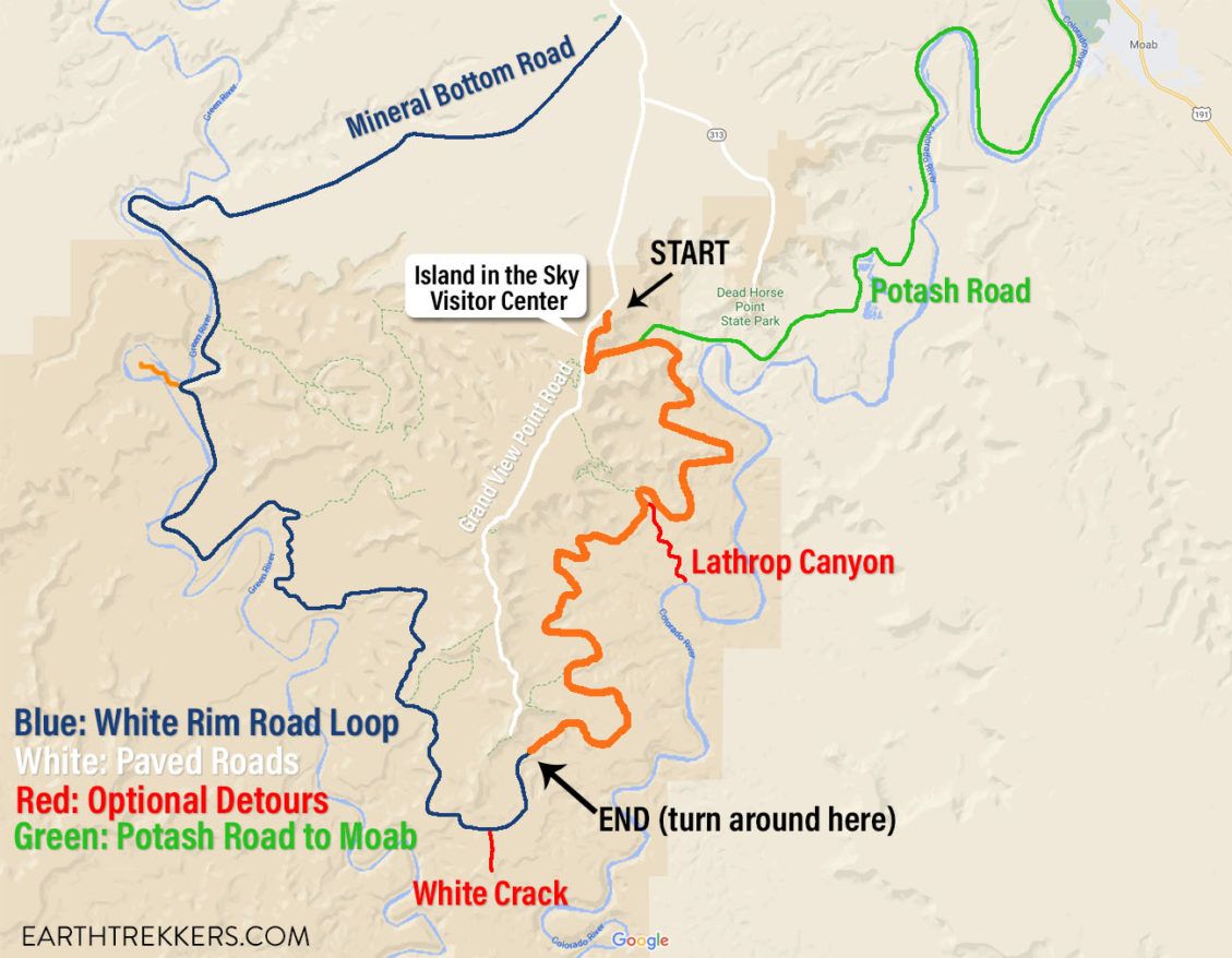 How to Drive the White Rim Road - White Rim Road One Day Map 1129x878 .optimal