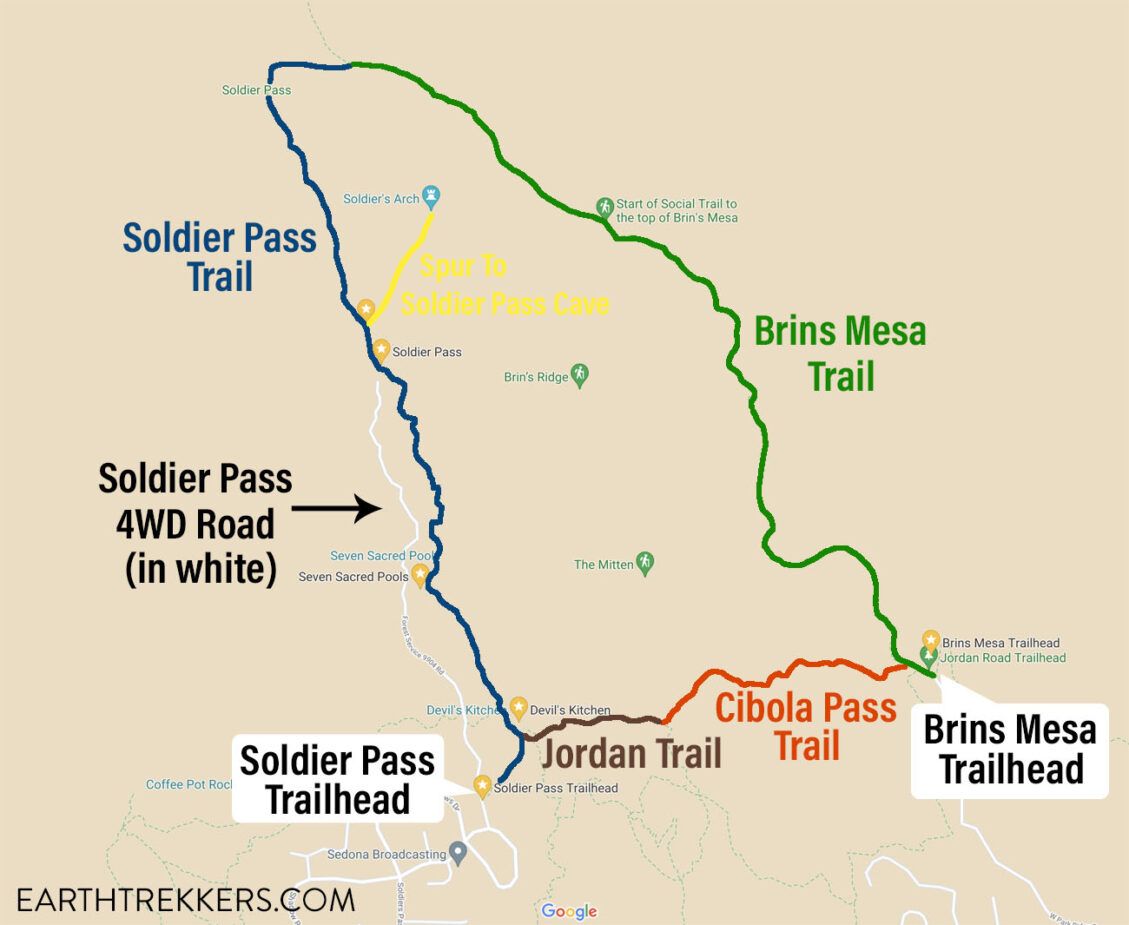 How to Hike the Brins Mesa Soldier Pass Loop in Sedona United States Earth Trekkers