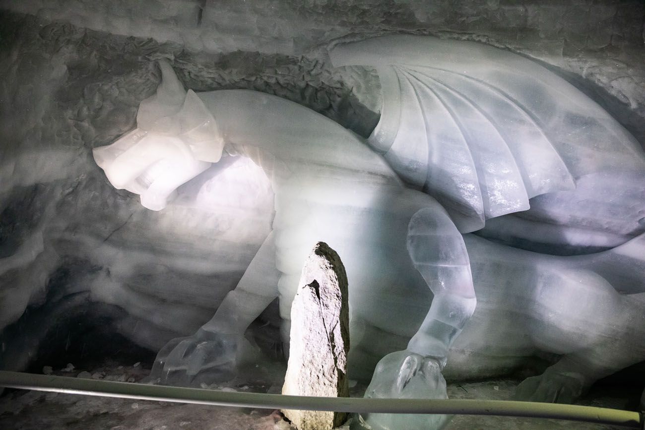 Dragon Ice Carving