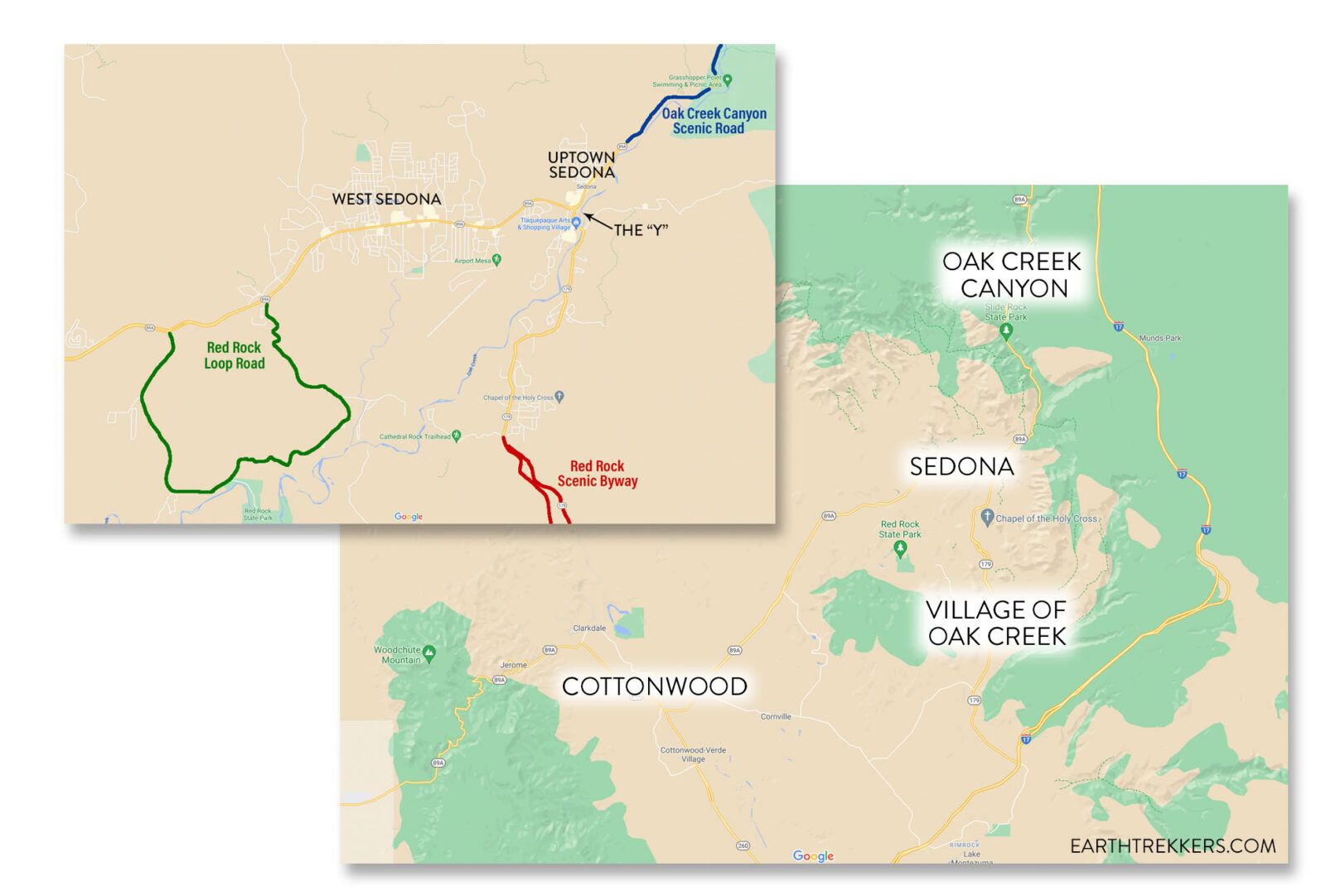 15 Best Things to Do in Sedona - Sedona Arizona Map 1600x1082 .optimal