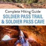 How to hike the Soldier Pass Trail and get to Soldier Pass Cave. Where to park, what to expect, and alternate routes.
