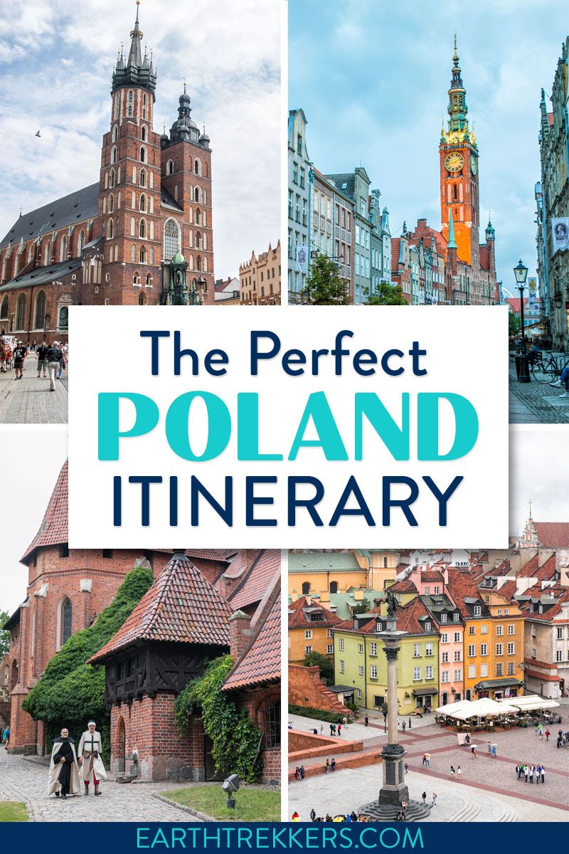 Poland Itinerary Krakow Warsaw Gdansk