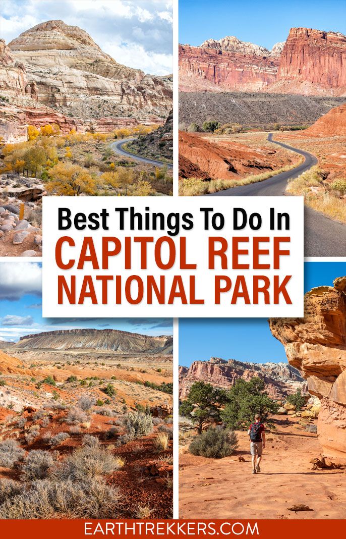 omringen bord Mantsjoerije 14 Amazing Things to Do in Capitol Reef National Park – Earth Trekkers