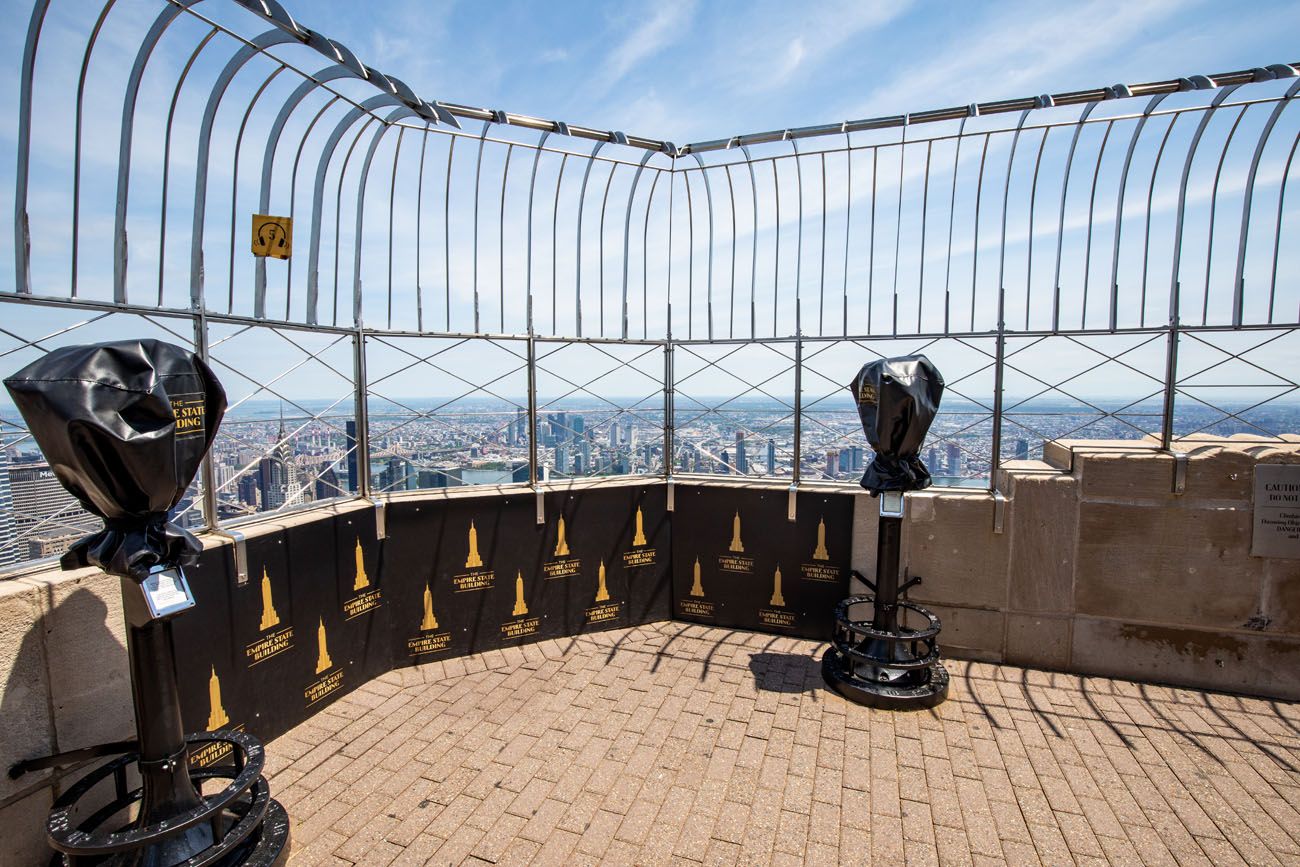 Empire State Building Outdoor Deck best observation decks in NYC