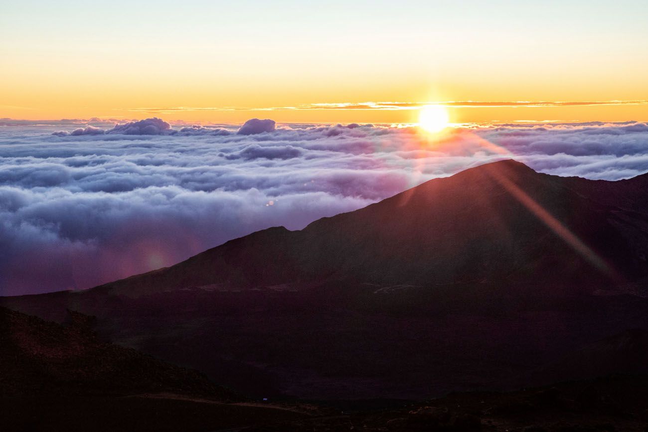 Haleakala Sunrise best national parks in January