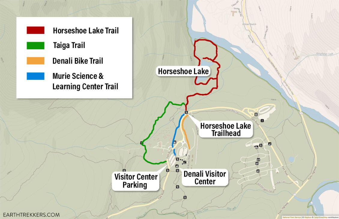 How to Hike the Horseshoe Lake Trail | Denali National Park – Earth ...