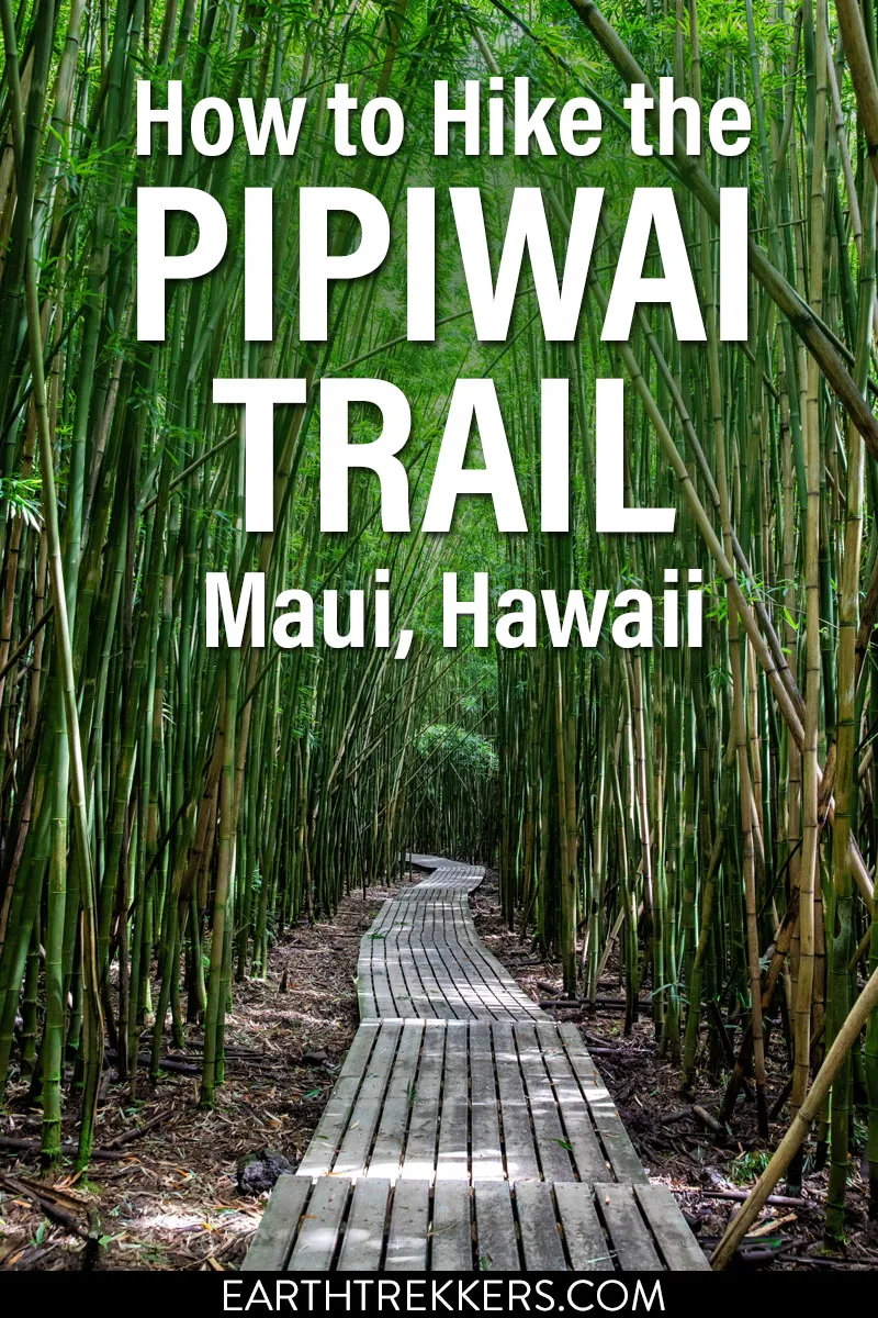 How to hike the Pipiwai Trail in Haleakala National Park, Maui. See Waimoku Falls and hike through the bamboo forest.