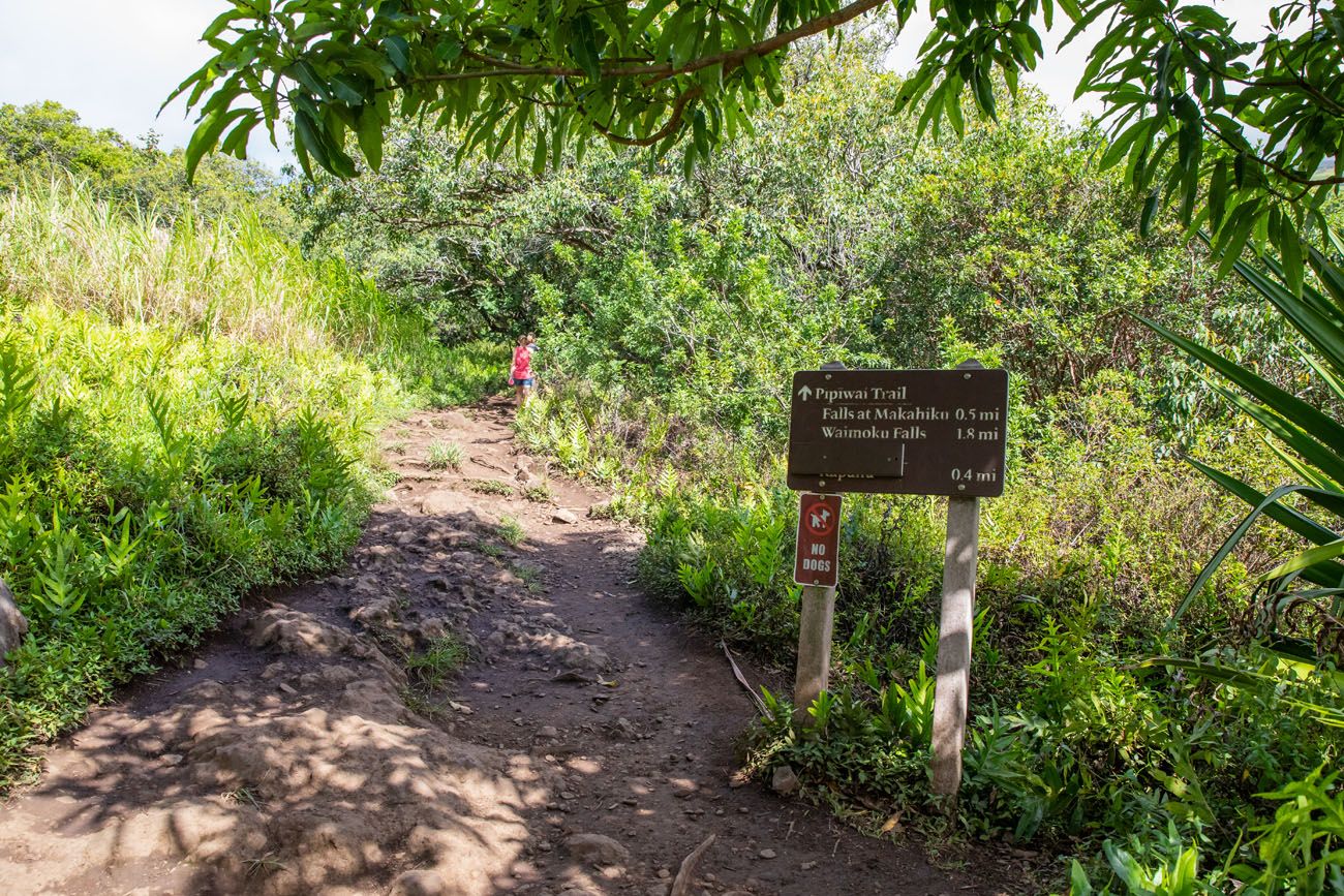Pipiwai Trail Sign
