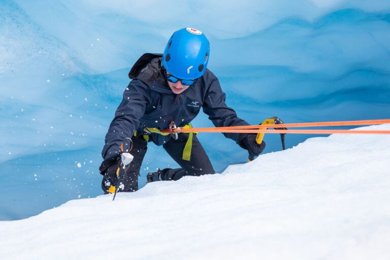 Ice Climbing on the Exit Glacier Kenai Fjords National Park Earth