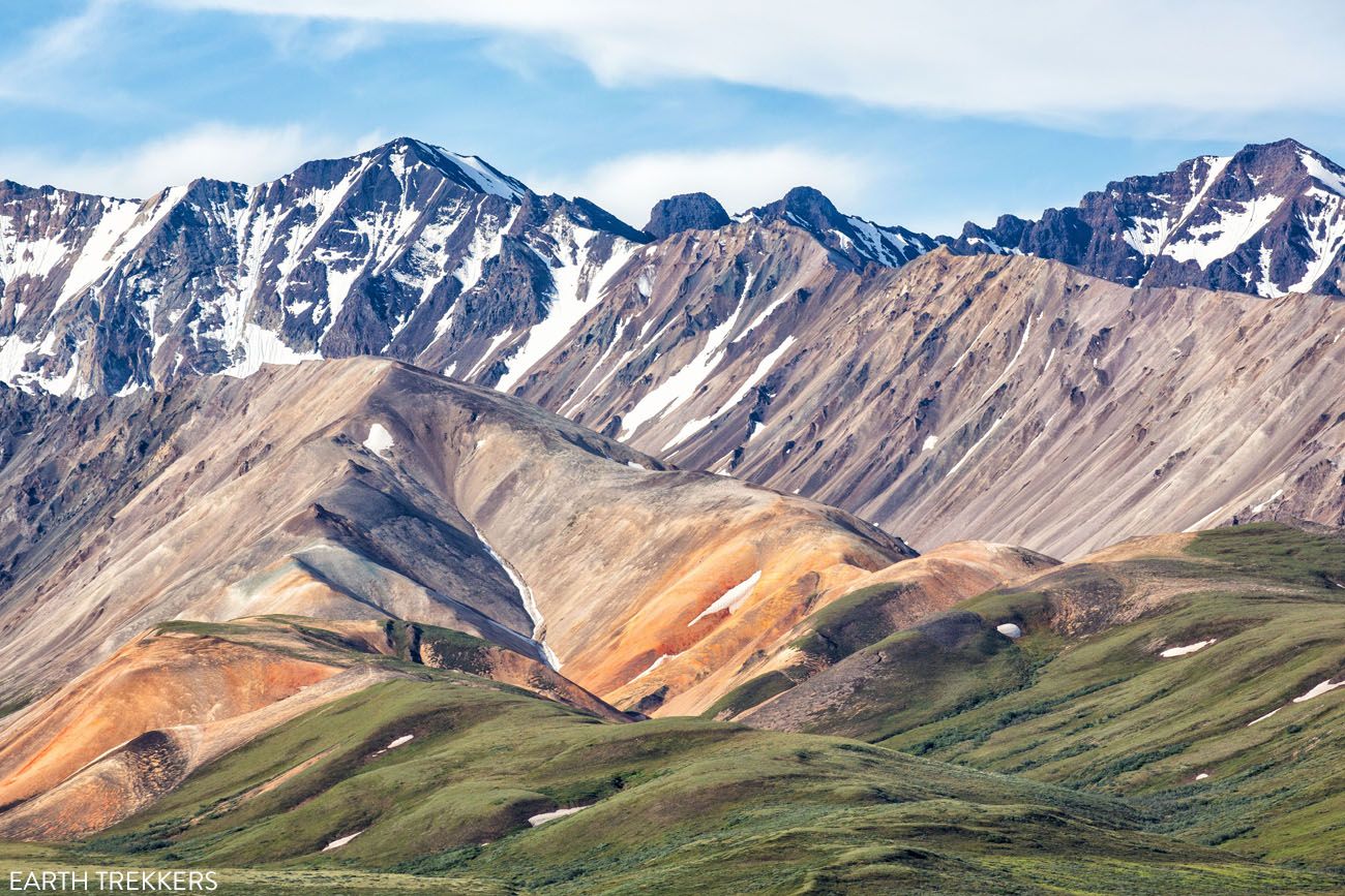 Polychrome Mountains | Best National Parks in August