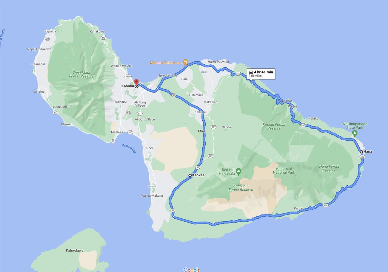 Road To Hana Maui Map Road To Hana: Best Things To Do, Map, Photos & Is It Worth It? – United  States – Earth Trekkers