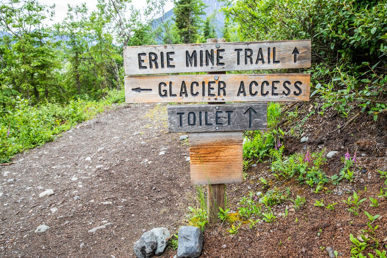 Erie Mine Trail Sign