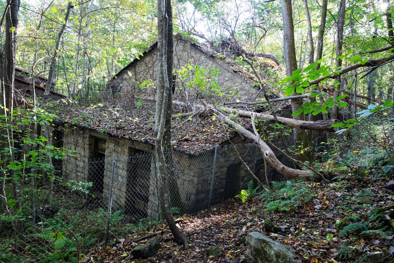 Old Mining Buildings best hikes in New River Gorge