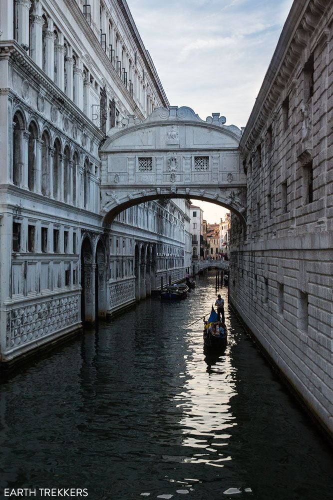 Bridge of Sighs one day in Venice itinerary