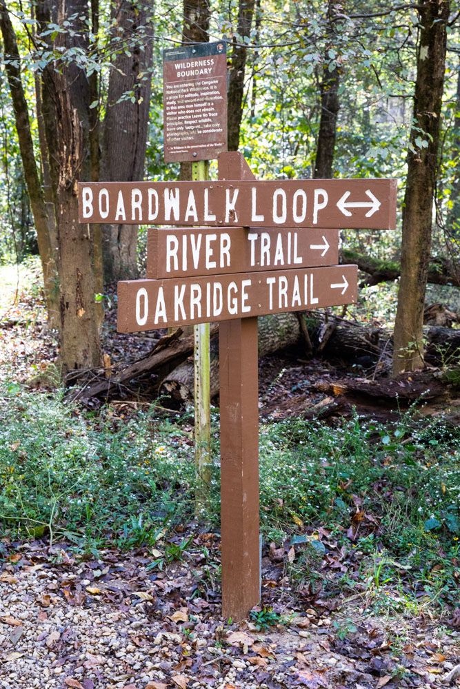 Congaree Trail Sign